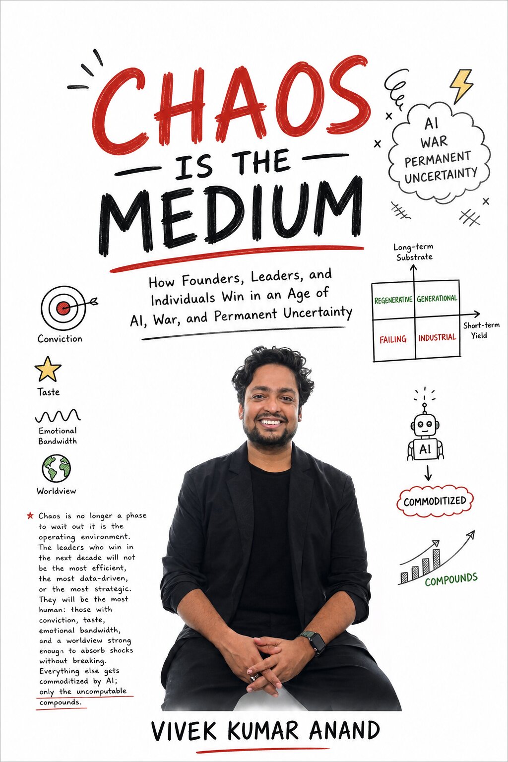 Chaos Is the Medium book cover by Vivek Kumar Anand